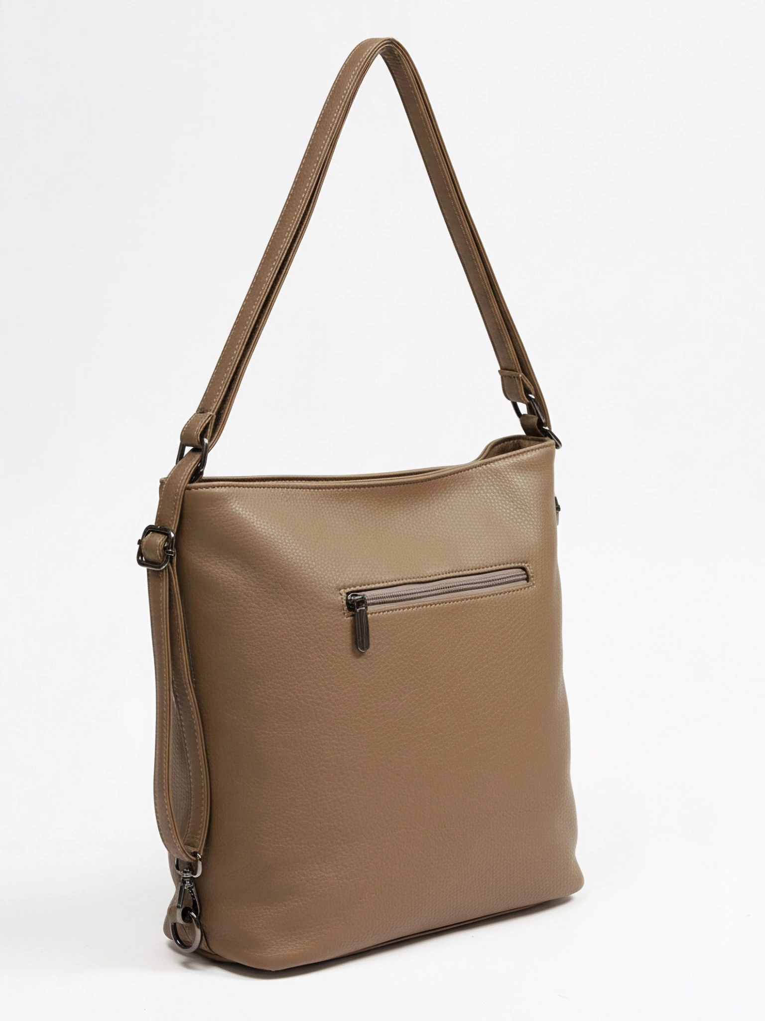 Сумка-шоппер  с регулируемыми ручками и декоративными пуллерами в ассортименте